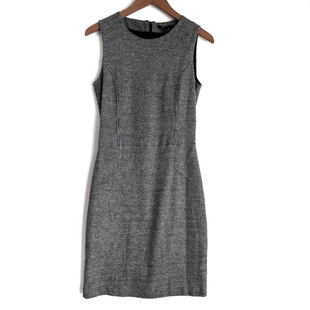 MNG by Mango suit houndstooth dress size small black and white
